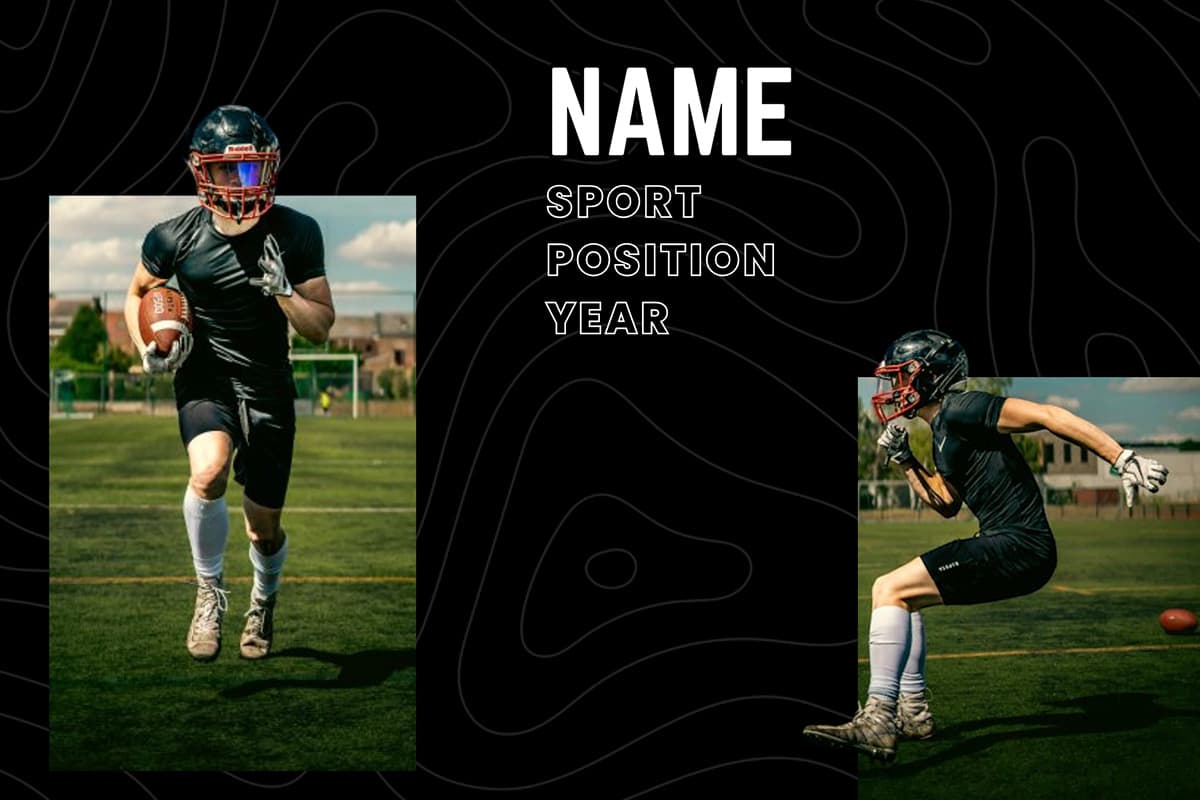 Athlete Intro Card Set